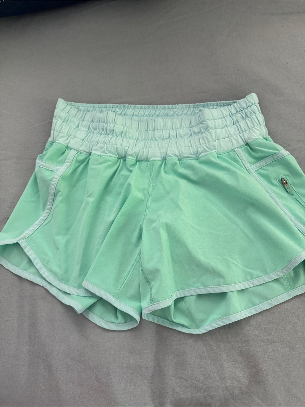 lululemon athletica Mint Green Athletic Shorts
